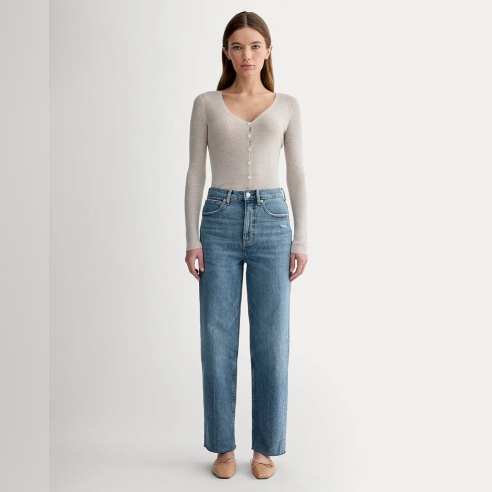 Everlane Women's Straight Leg Jeans - Blue